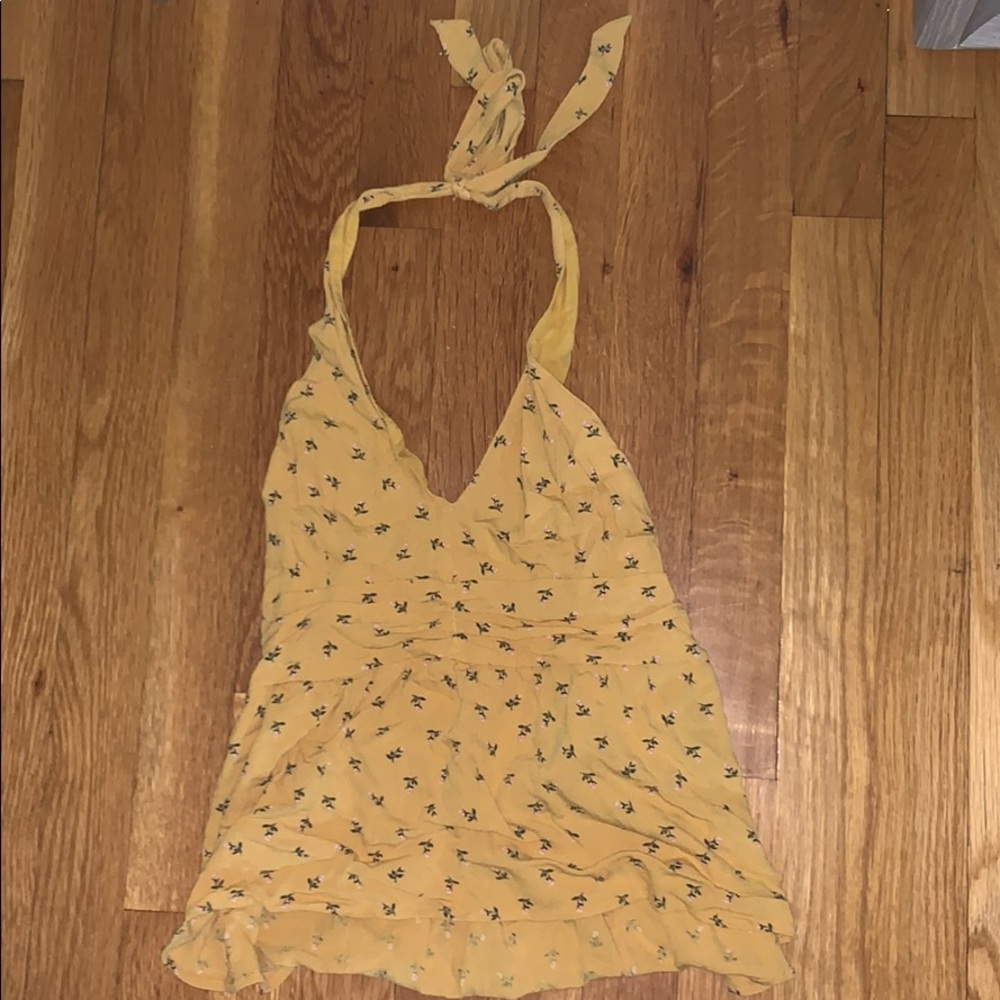 flowy halter top
